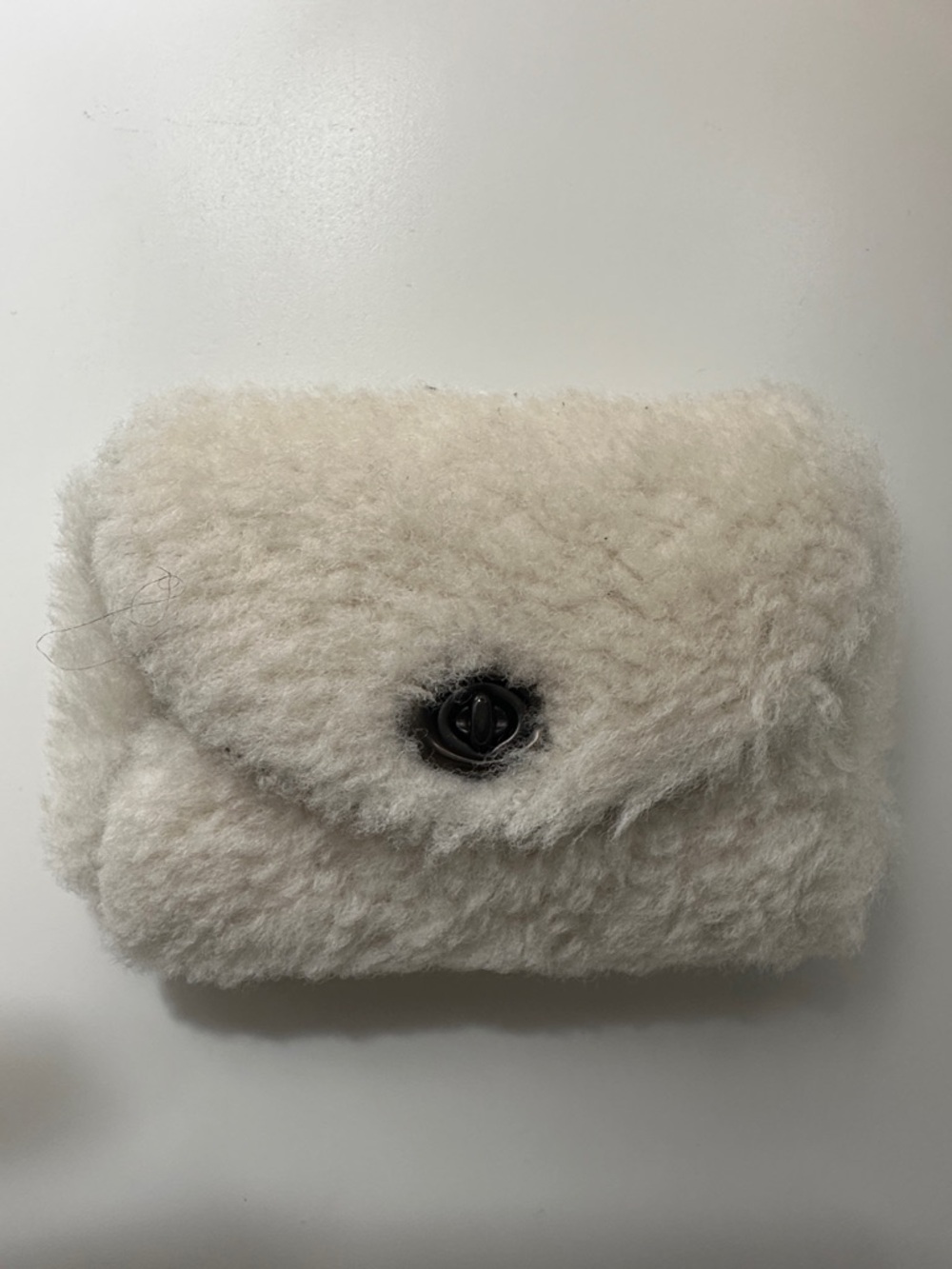 Coach Shearling Card Holder